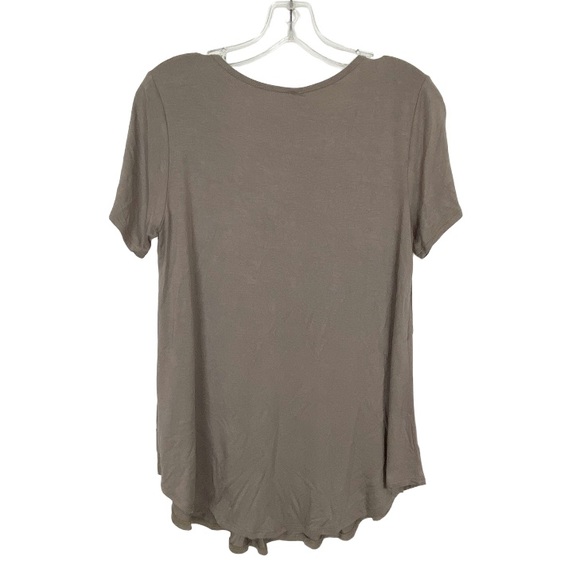 Mittoshop MTS Short Sleeve Top Grayish Brown Size Small New - Picture 2 of 5